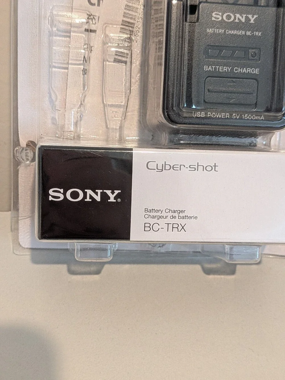 Sony BC-TRX Cyber-shot Battery Charger Genuine OEM New Sealed USB BC TRX